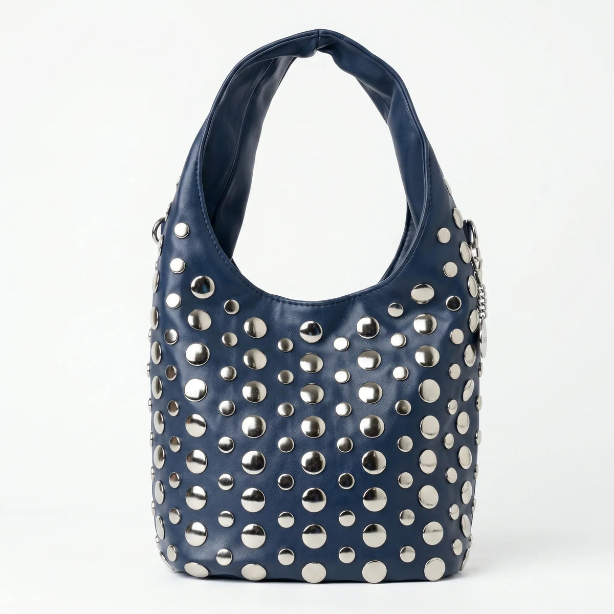 Silver Dot Borsa Media in Ecopelle