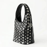 Silver Dot Borsa Media in Ecopelle