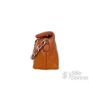 Agata Borsa a Tracolla Compatta in Ecopelle