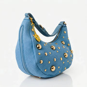 Denise Borsa in Denim con Tracolla Rimovibile