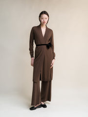 Cashmere Mix Long Cardigan