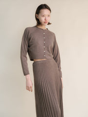Cashmere Mix Cropped Cardigan