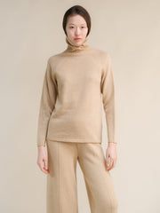 Cashmere Mix Turtleneck Sweater