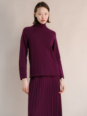 Cashmere Mix Turtleneck Sweater