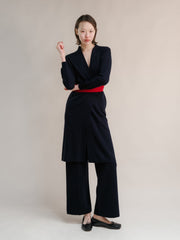 Cashmere Mix Long Cardigan