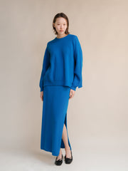 Cashmere Mix Ribbed Crewneck