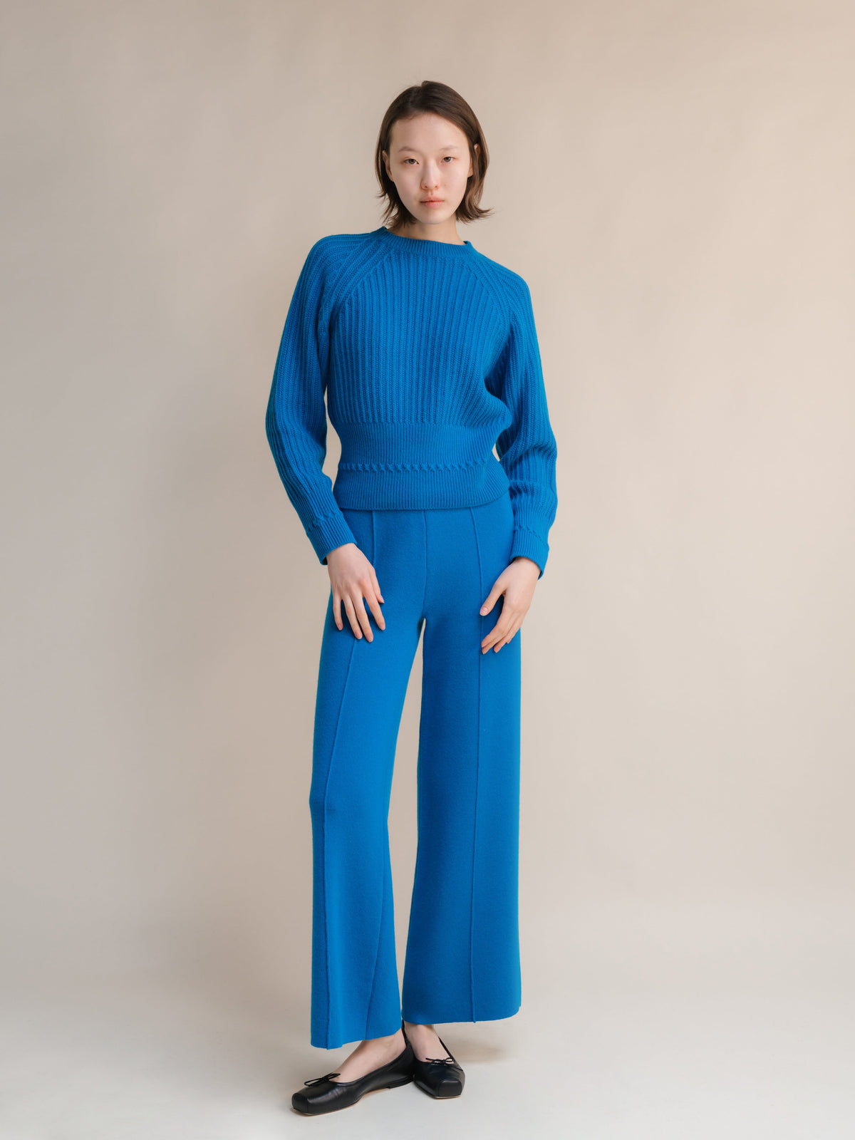 Cashmere Mix Raglan Sweater