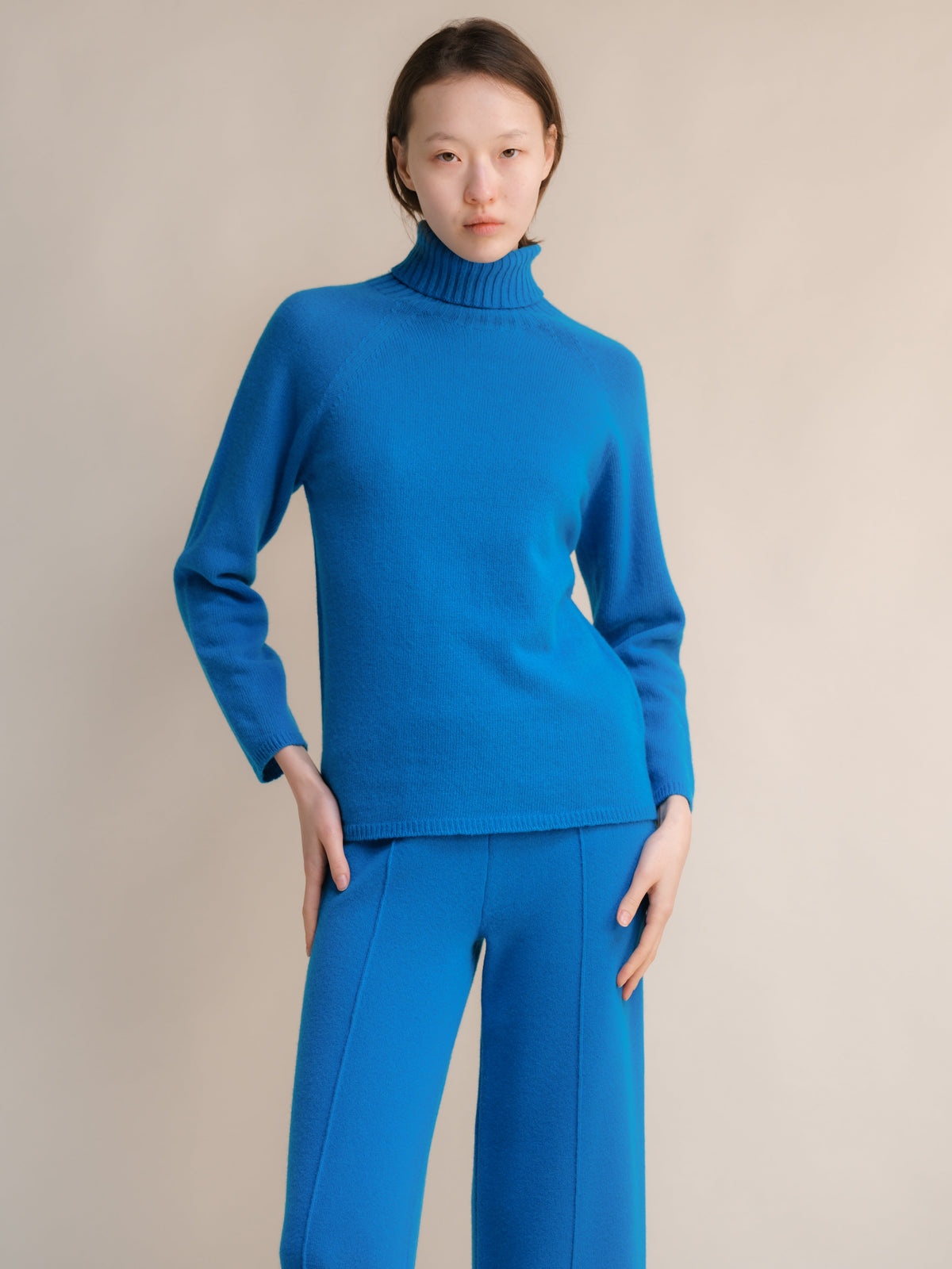 Cashmere Mix Turtleneck Sweater