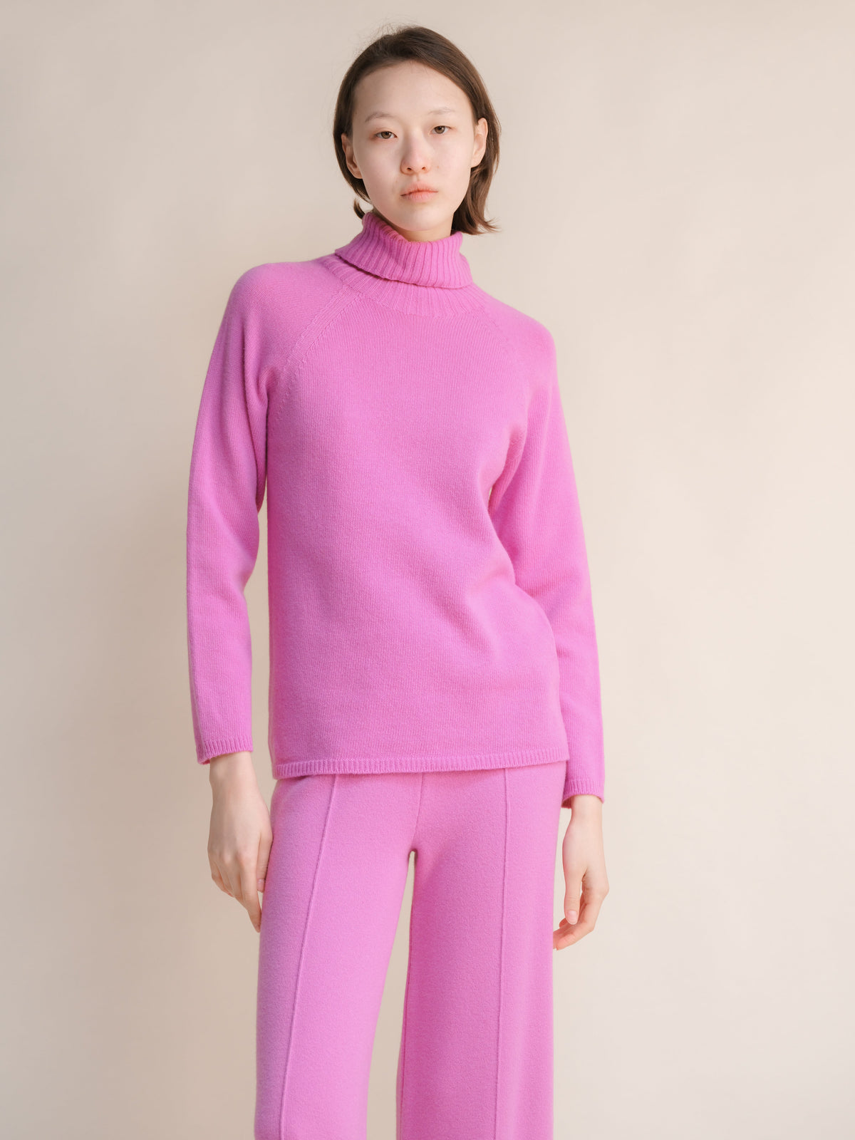 Cashmere Mix Turtleneck Sweater