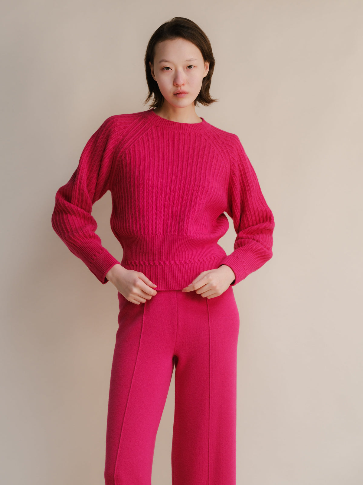 Cashmere Mix Raglan Sweater
