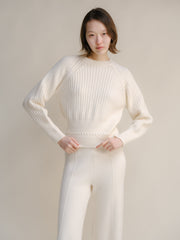 Cashmere Mix Raglan Sweater