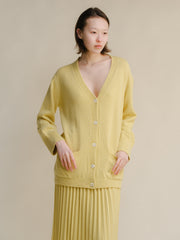 Cashmere Mix Maxi Cardigan