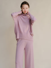 Cashmere Mix Maxi Turtleneck Sweater