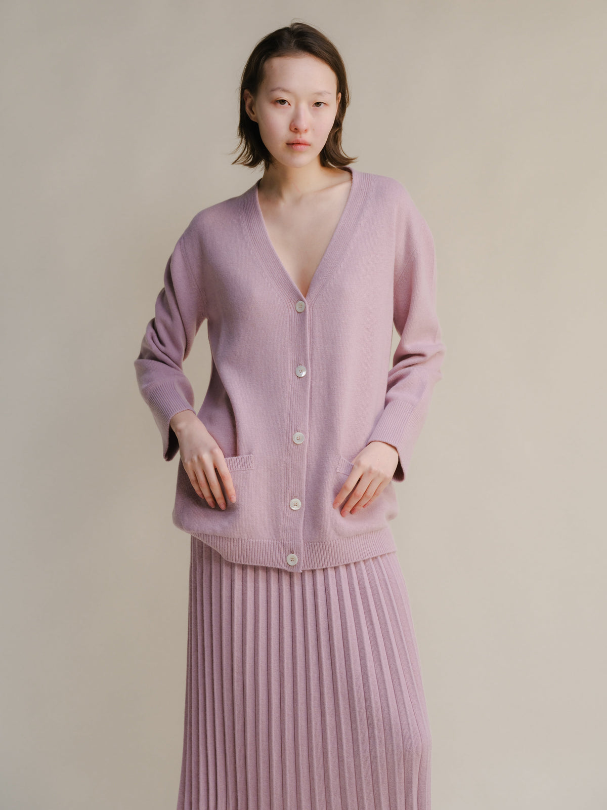 Cashmere Mix Maxi Cardigan