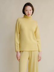 Cashmere Mix Turtleneck Sweater