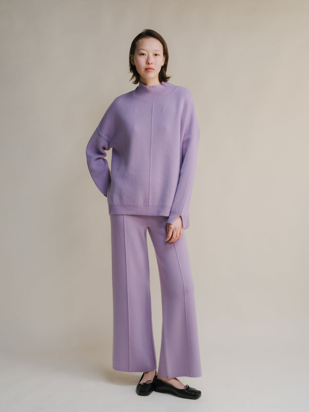 Cashmere Mix Maxi Turtleneck