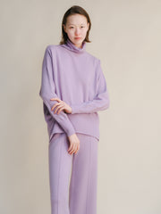 Cashmere Mix Maxi Turtleneck Sweater