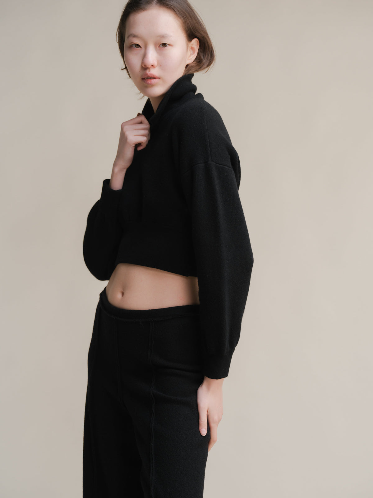 Superfine Lambswool Boxy Polo