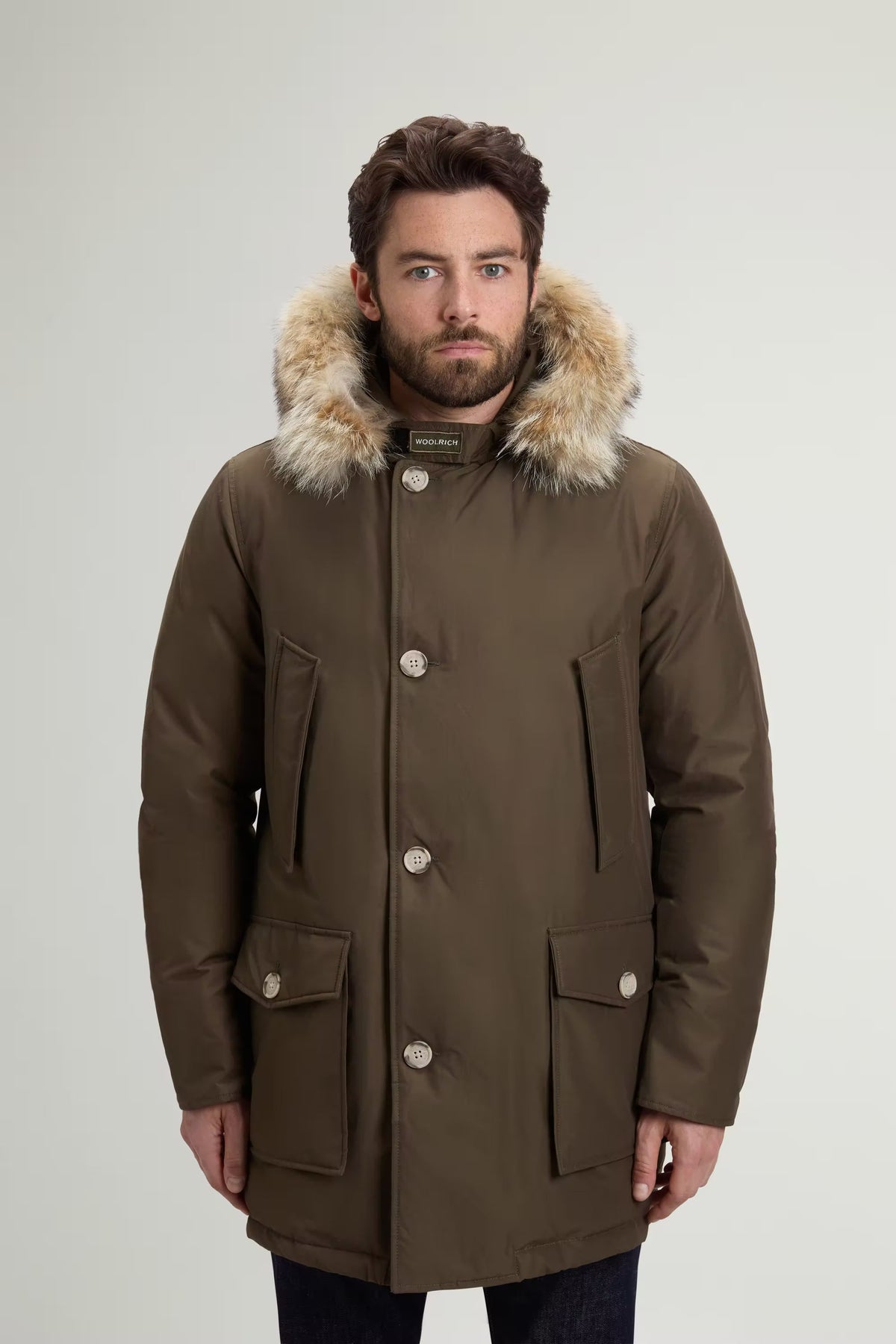 Giacca Arctic Detachable Fur Uomo Dark Green