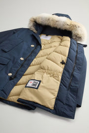 Giacca Arctic Detachable Fur Uomo Melton Blue