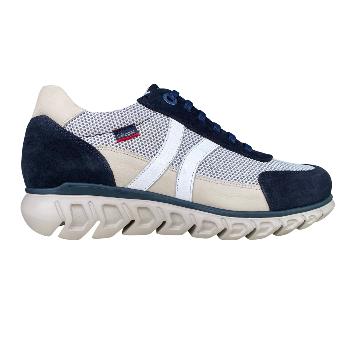 CallagHan Lifestyle Sneakers Uomo Luxe Squalo Blu Bianco - 12923