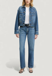 Calvin Klein Giacca Donna LV047E906G Blue Cotton