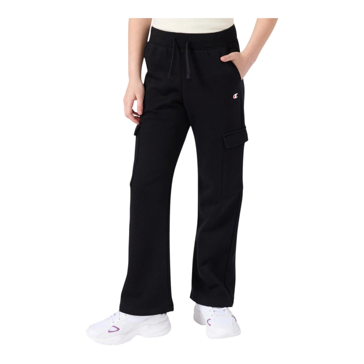 Champion Pantalone Straight Hem 405303 KK001 Nero
