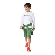 Champion Felpa Junior Cappuccio 307358-WW001 Bianca