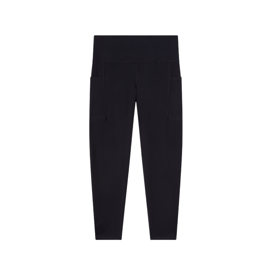 Champion Leggings 118471_KK001 Donna Nero - Pantaloni Sportivi 7/8 Quick Dry