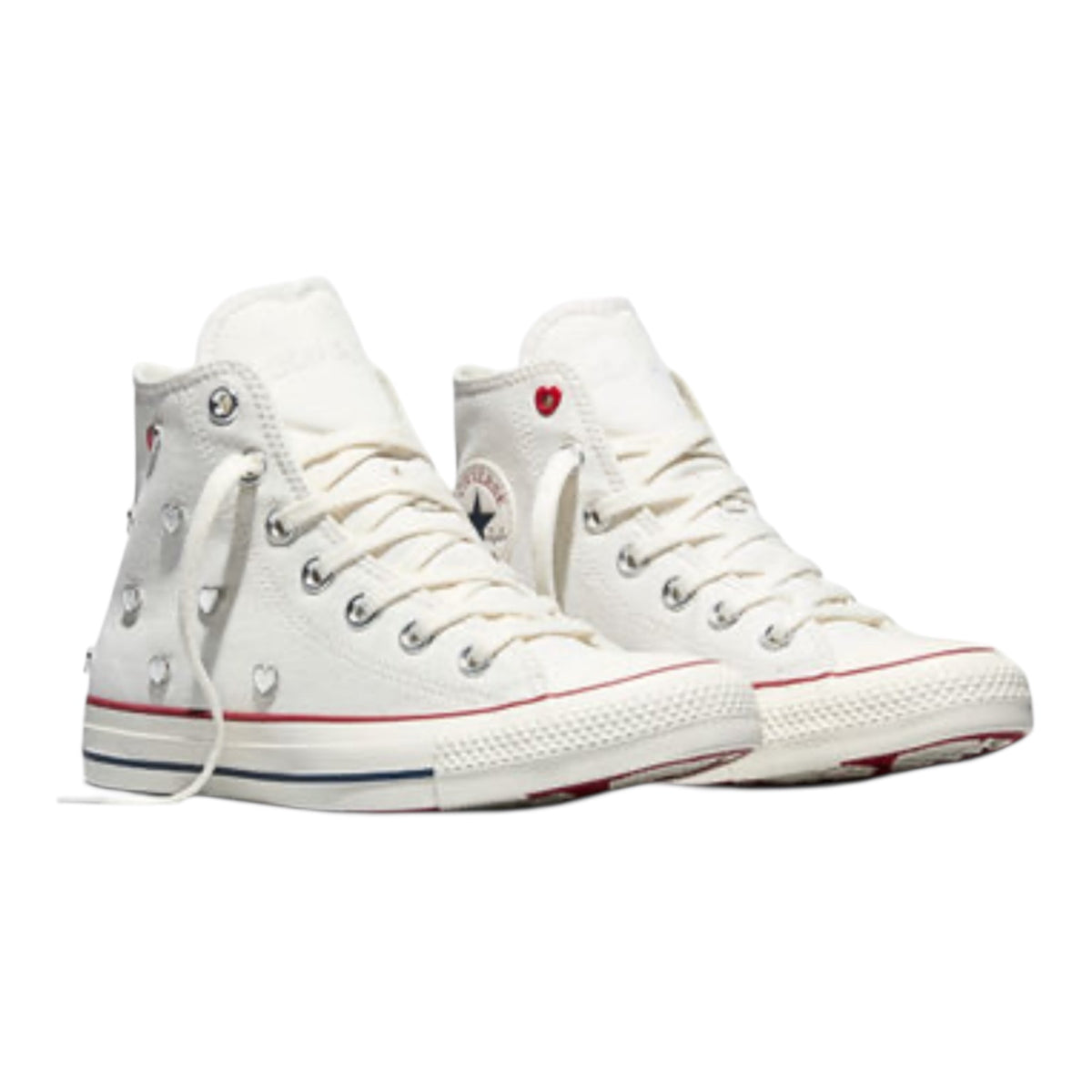 Converse Chuck Taylor All Star Valentine's Day A19055C Bianco Vintage Rosso Donna