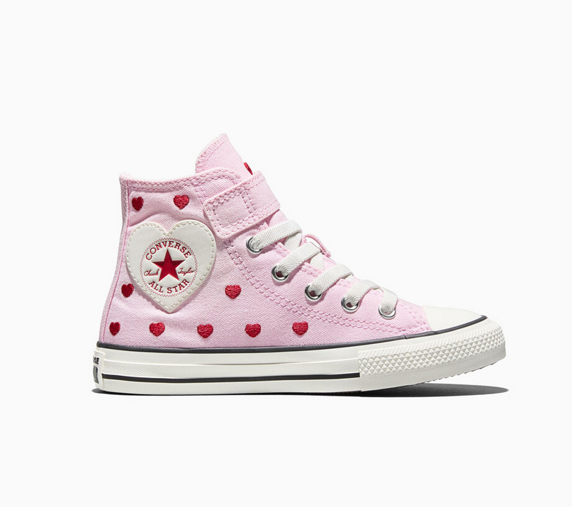 Converse Chuck Taylor All Star Easy-On Valentine's Day A19066C Junior Rosa Bianco - Sneakers Junior