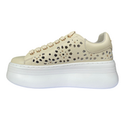 Cult Sneakers Donna Zeppa Pearl 4425 Beige - CLW442501