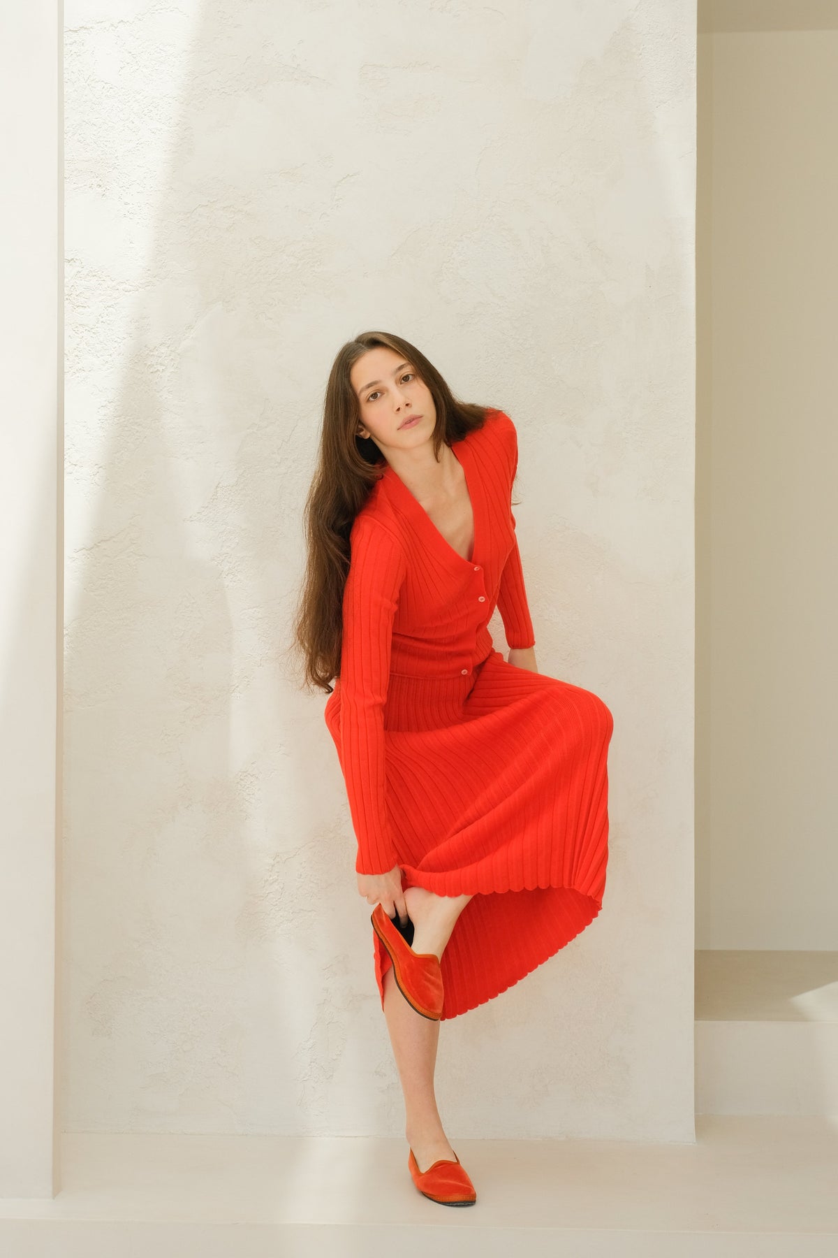 Extra Fine Merino Ribbed Cardigan