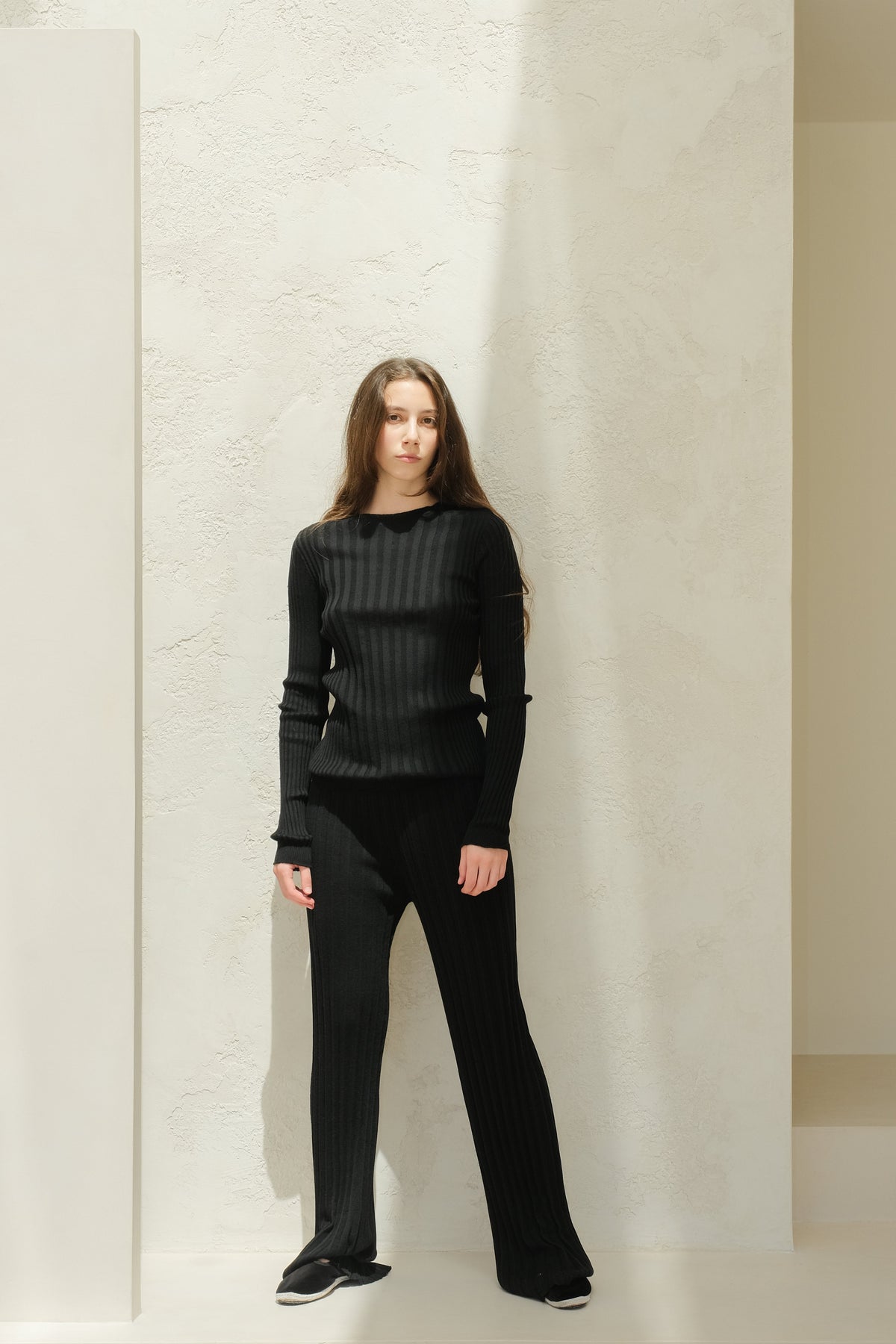 Extra Fine Merino Ribbed Crewneck