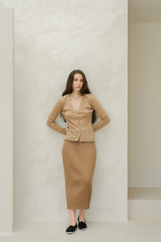Extra Fine Merino Ribbed Cardigan