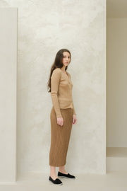 Extra Fine Merino Ribbed Cardigan