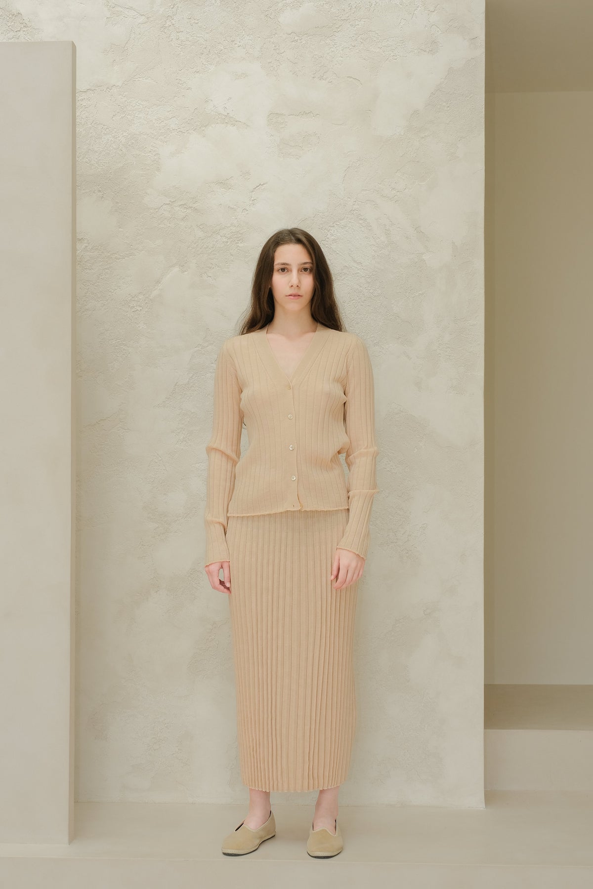 Extra Fine Merino Ribbed Cardigan