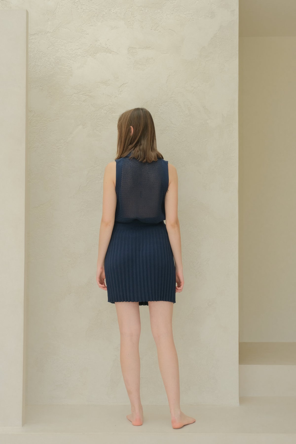 Cotton Crochet Tank Polo