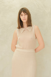 Cotton Crochet Tank Polo