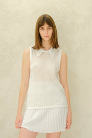 Cotton Crochet Tank Polo