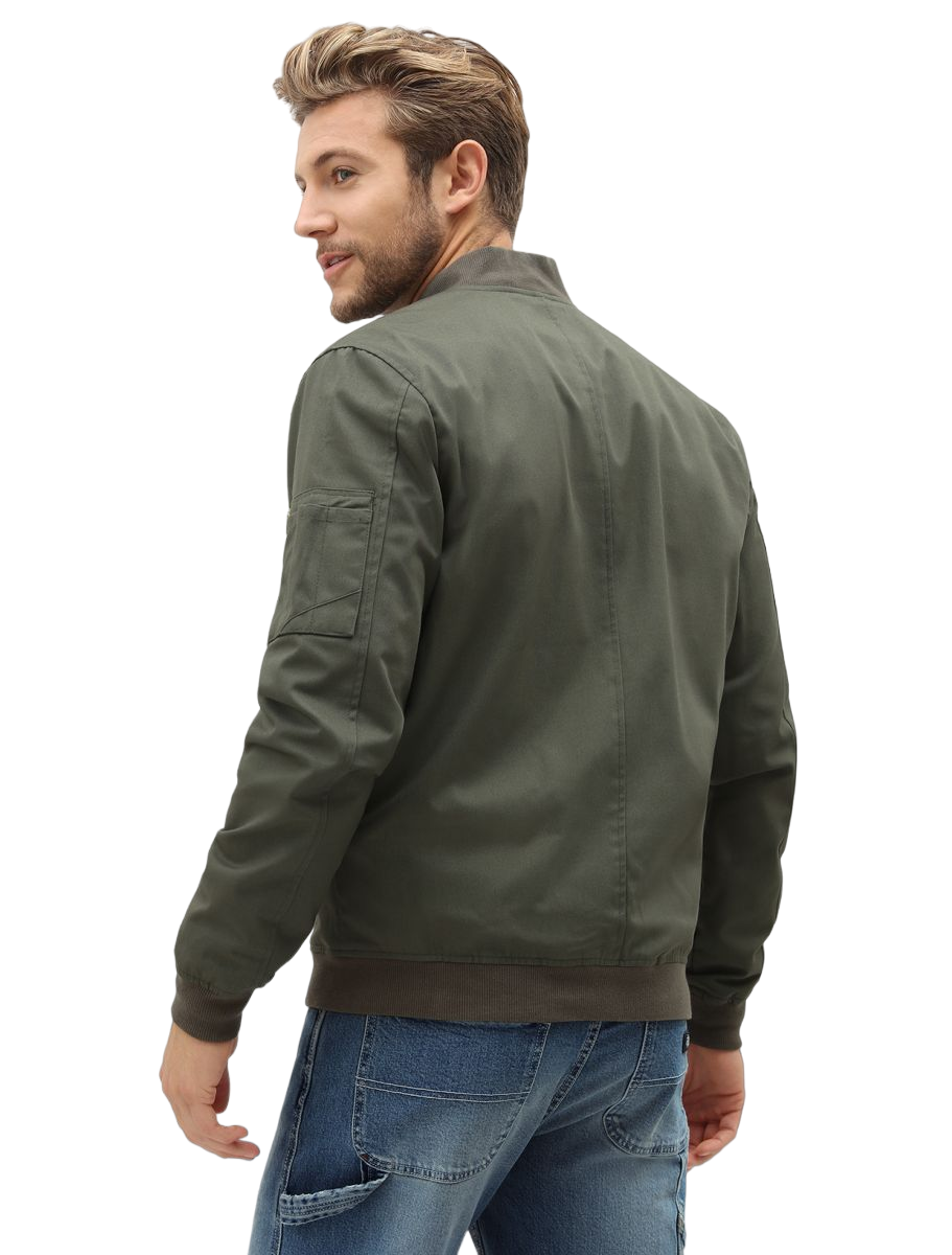 Dickies Giacca leggera da uomo in policotone Hughson DK720230DKO verde oliva