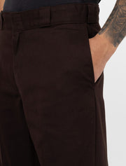 Dickies Pantalone Work Original Fit 874 Dark Brown - Uomo