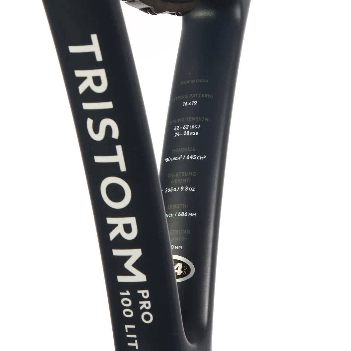 Dunlop Tristorm Pro 100 Lite NH 10364313 Unisex Nero - Racchetta Tennis 265g Grafite