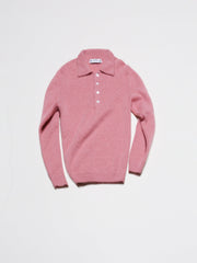 Mohair Mix Polo Sweater