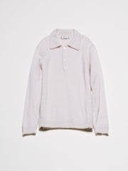 Mohair Mix Polo Sweater