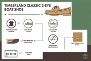 Timberland Classic 2-Eye Scarpa Barca Uomo Marrone - TB01001R214
