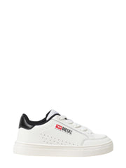 Diesel sneakers in pelle con logo iconico bianco
