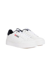 Diesel sneakers in pelle con logo iconico bianco