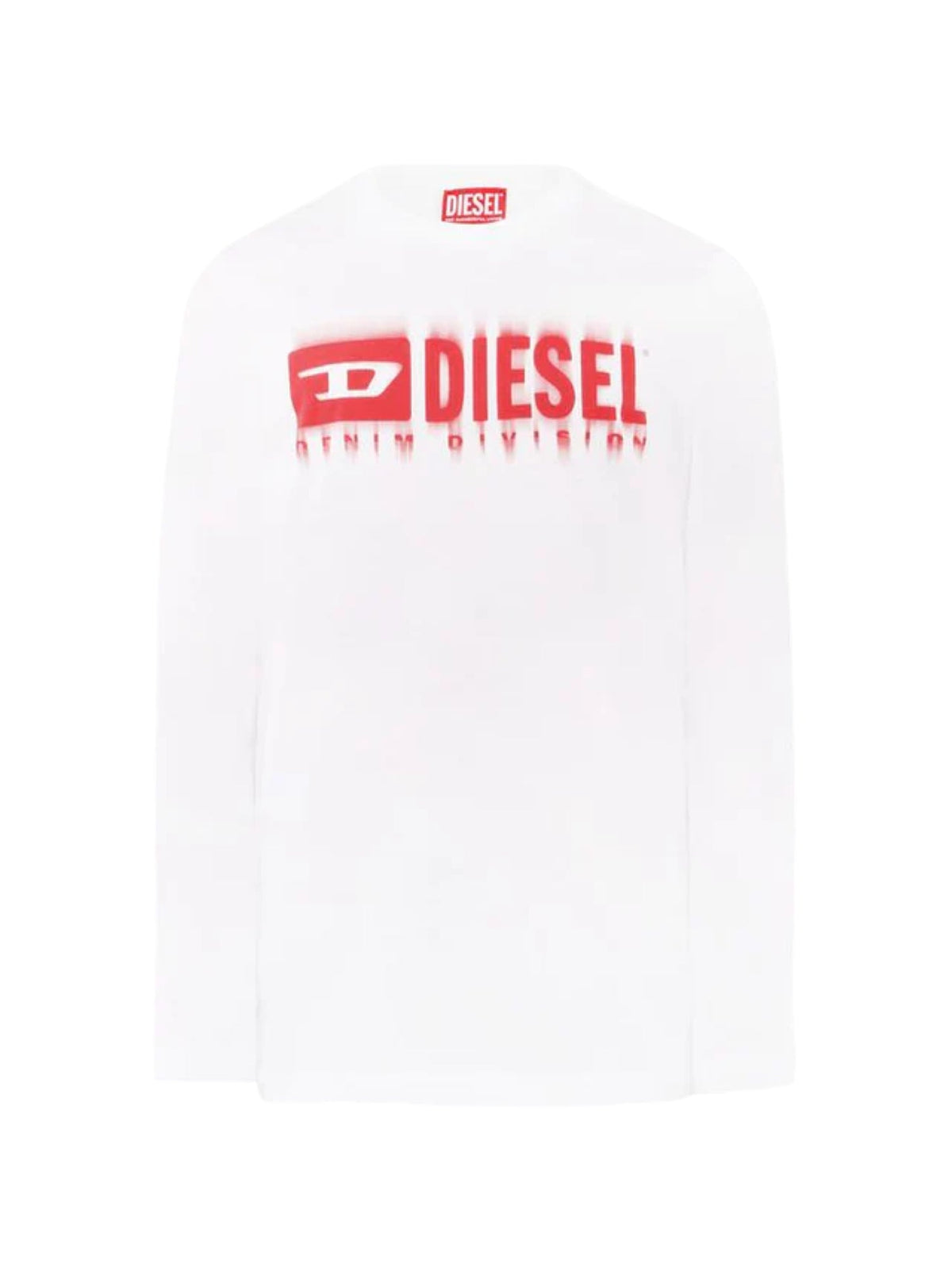 Diesel T-shirt manica lunga Tdrops bianco