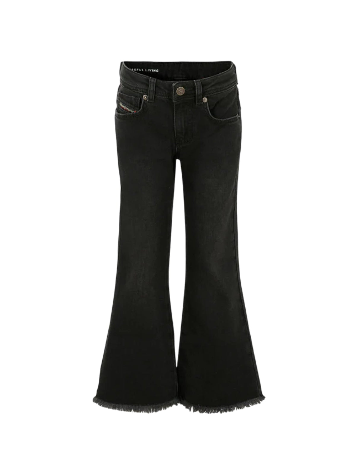 Diesel jeans a zampa D-prilla lavaggio nero